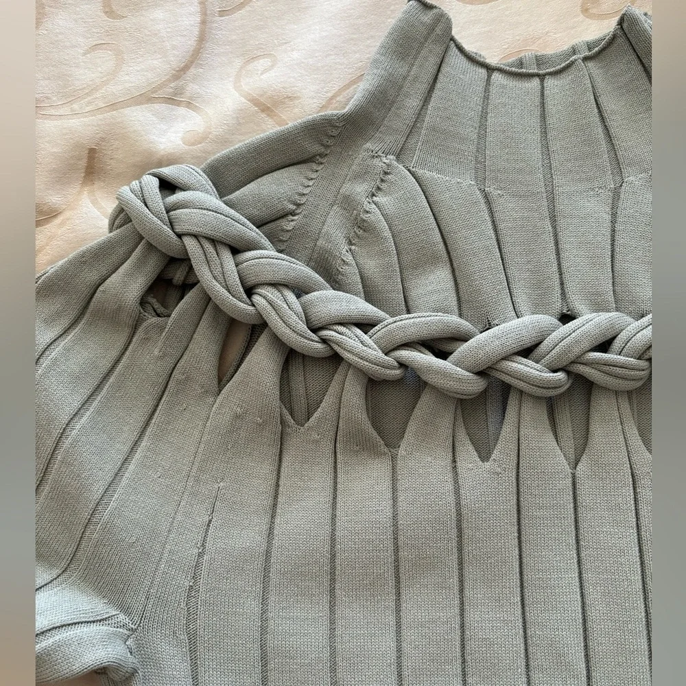 Dion Lee gray sleeve dress - Picture 3 of 9